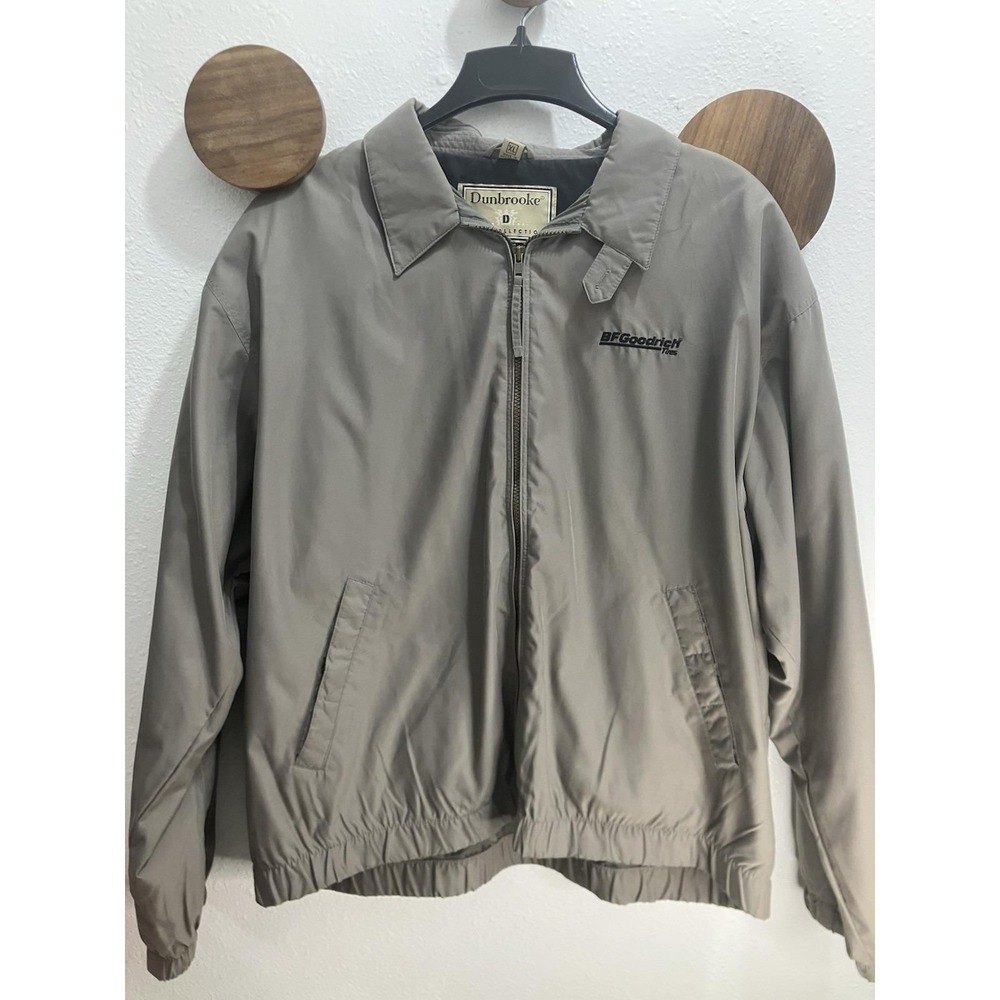 Vintage 90s BF Goodrich Dunbrooke Club Collection Jacket Mens XL Tan Workwear‎